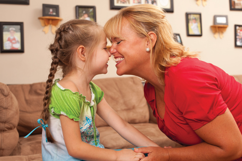photo Jazlyn with her nurse Susie Ecker, RN