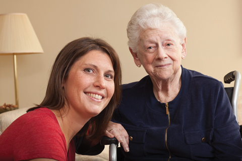 photo Claire with Jenn