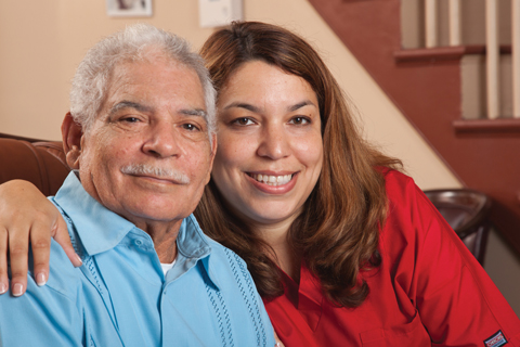 photo José with Kika, RN